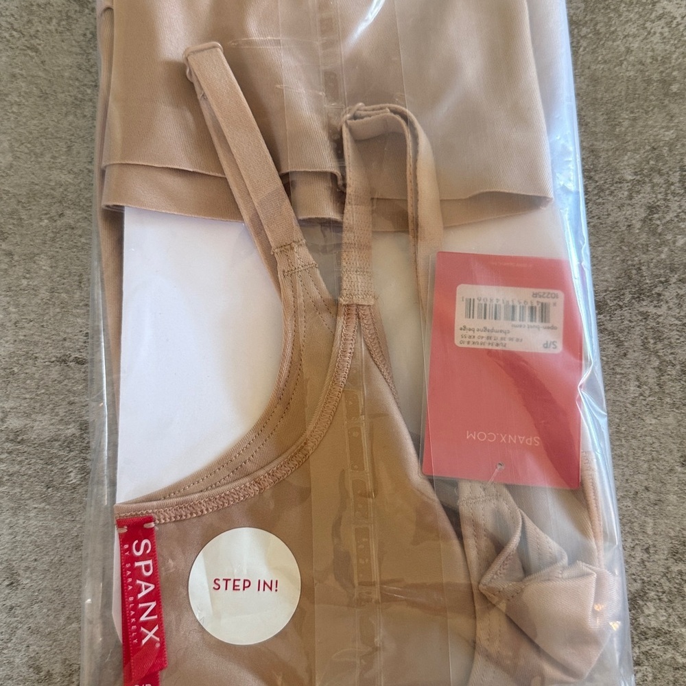 NWT SPANX suit your fancy, open, bust, Cami, champagne, beige. - Picture 4 of 5